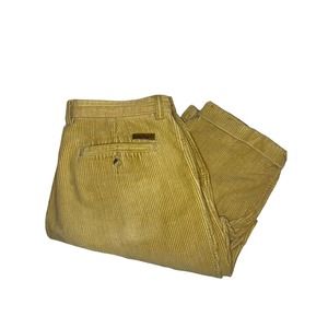 Timberland Beige Corduroy Trousers 36x 28 Y2K 100% Cotton Cuffed